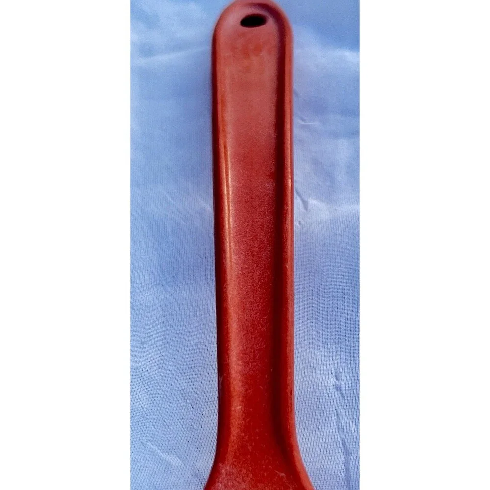 Vintage Hutzler LOPOL No. 700P Red Slotted Serving Spoon USA MCM Retro